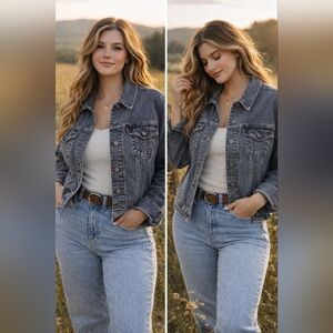 Levi's Slate Gray Denim Jacket 2X